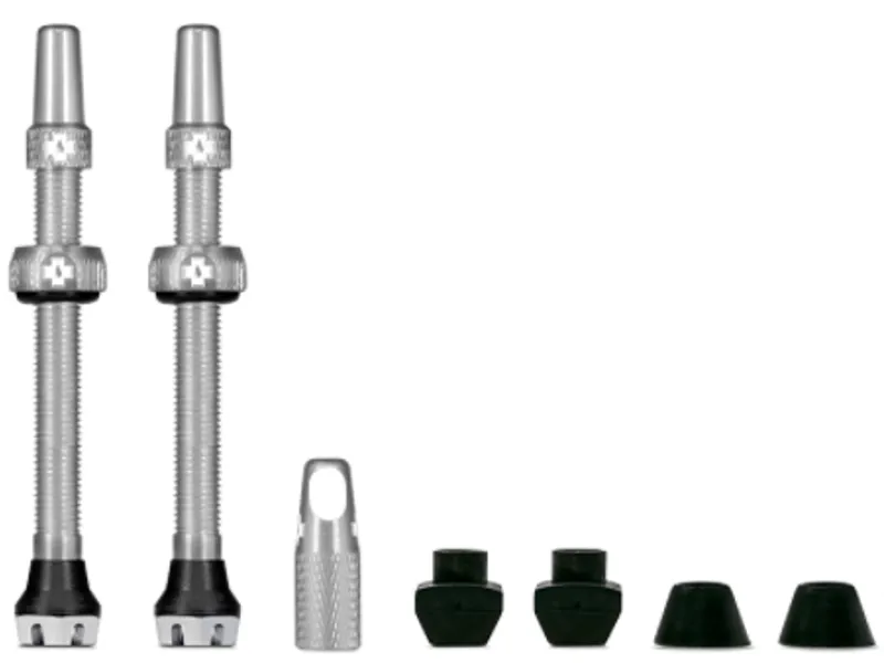 Muc Off Tubeless Valves V2 60mm Silver Aluminium